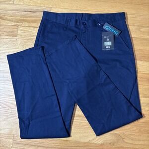 NEW BLUE ICE KHAKI STRETCH PANT - SIZE: MEN 30 - NAVY
